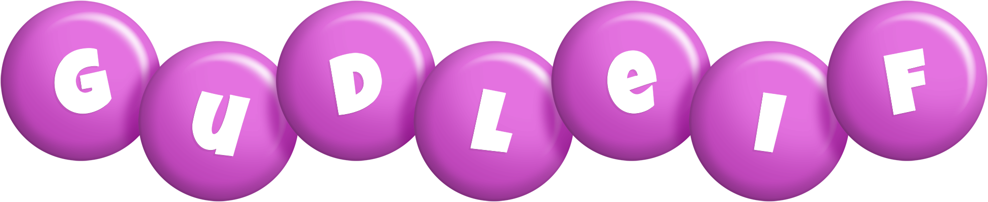 Gudleif candy-purple logo