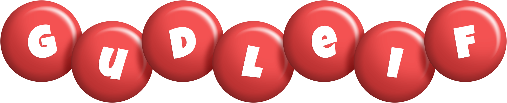 Gudleif candy-red logo