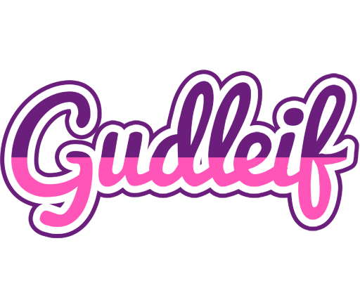 Gudleif cheerful logo