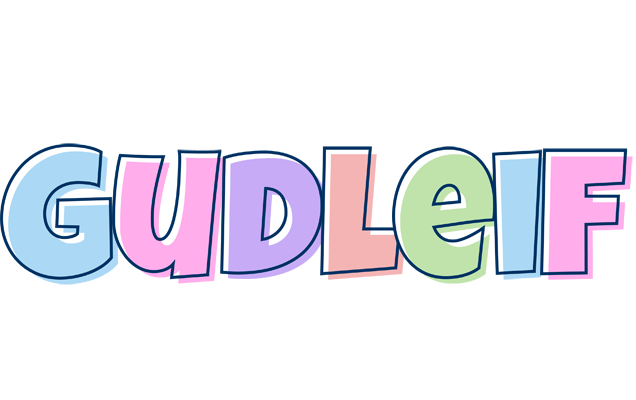 Gudleif pastel logo