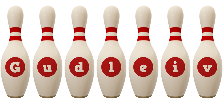 Gudleiv bowling-pin logo