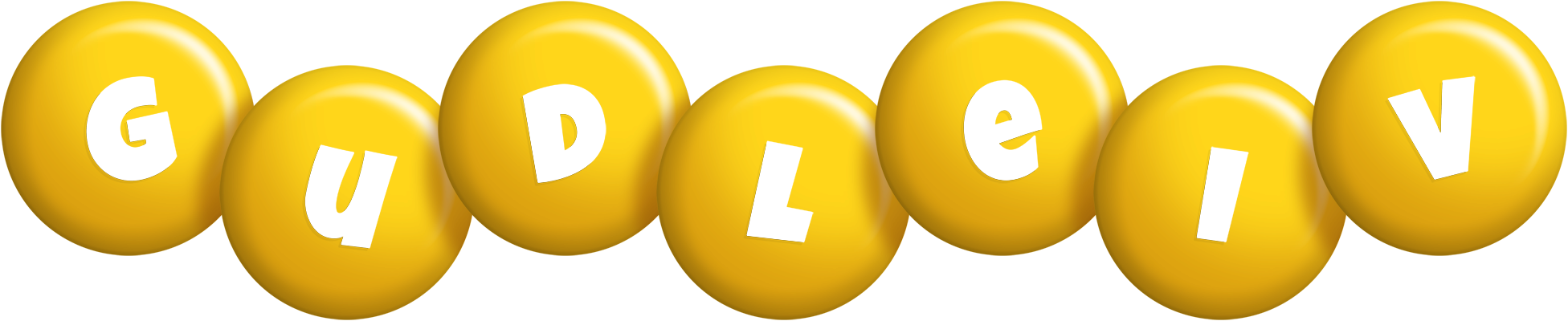 Gudleiv candy-yellow logo