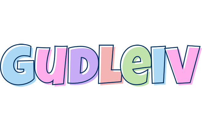 Gudleiv pastel logo
