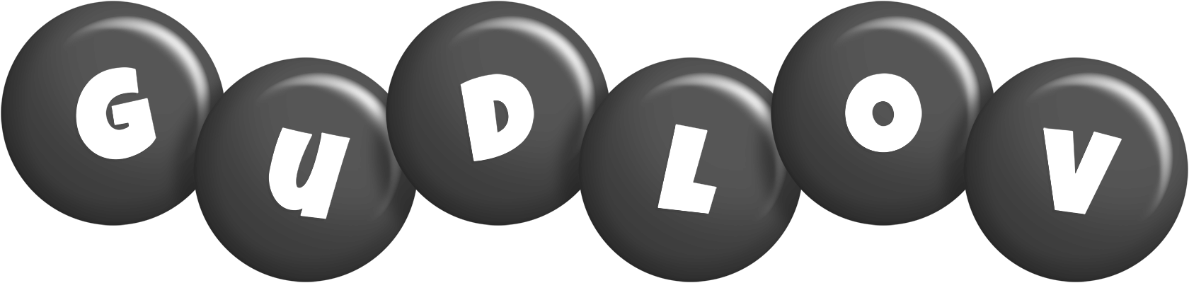 Gudlov candy-black logo