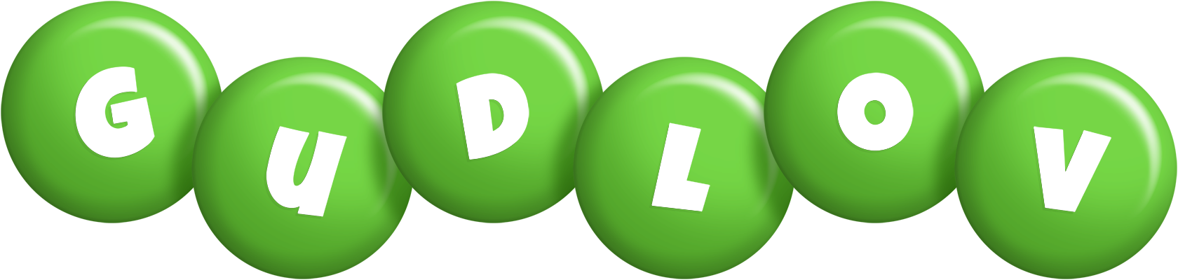 Gudlov candy-green logo