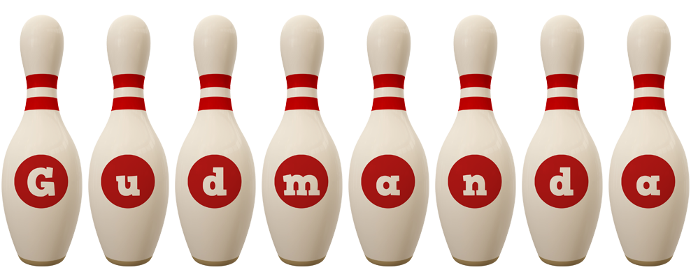 Gudmanda bowling-pin logo