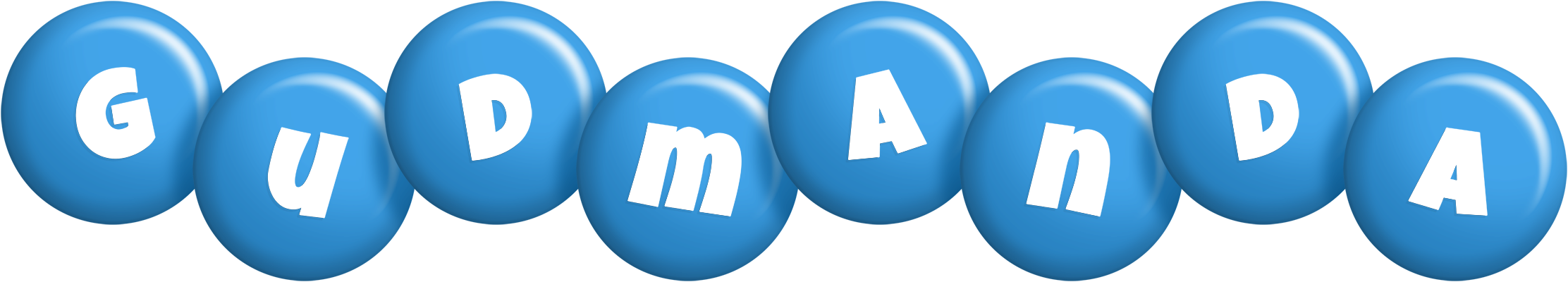Gudmanda candy-blue logo