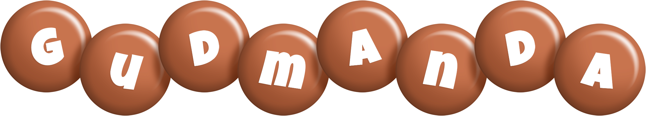 Gudmanda candy-brown logo