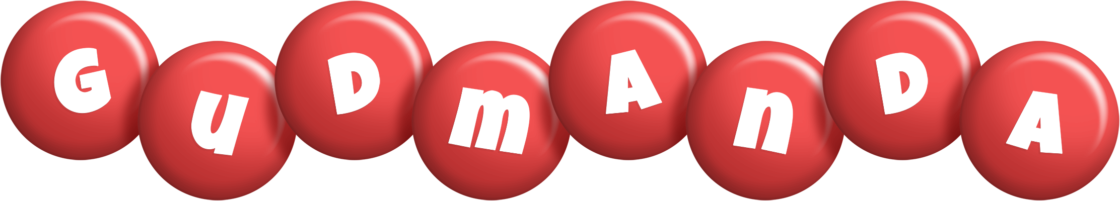 Gudmanda candy-red logo