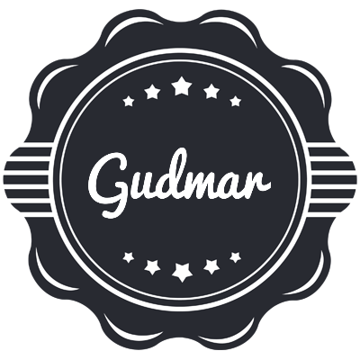 Gudmar badge logo