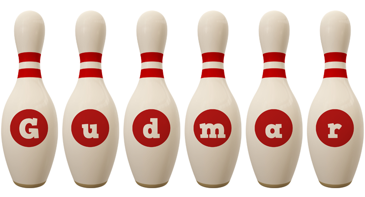 Gudmar bowling-pin logo