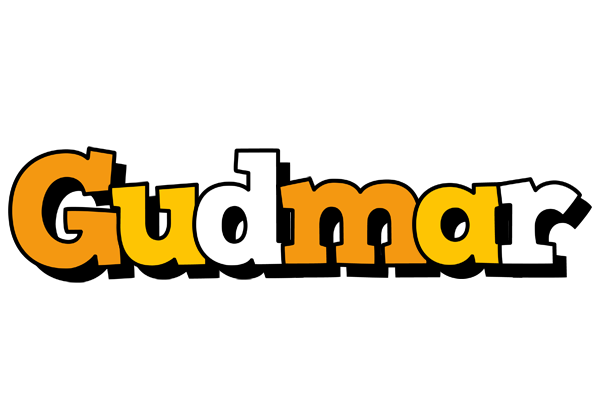 Gudmar cartoon logo
