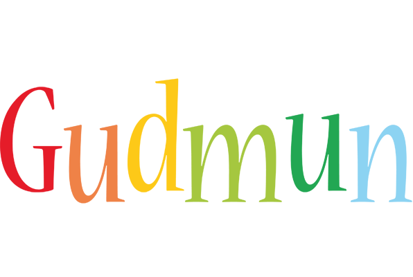 Gudmun birthday logo