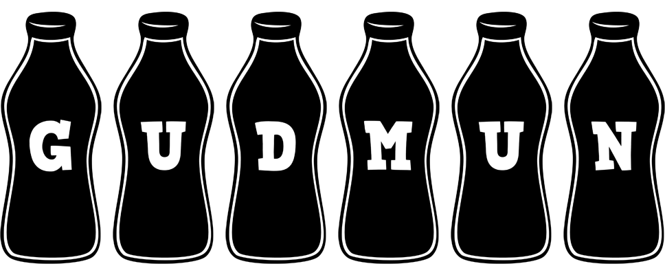 Gudmun bottle logo