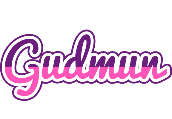 Gudmun cheerful logo