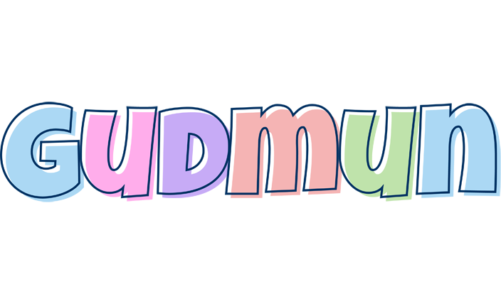Gudmun pastel logo