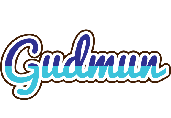 Gudmun raining logo