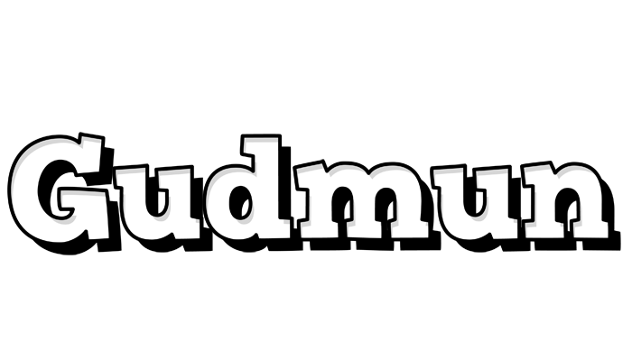 Gudmun snowing logo