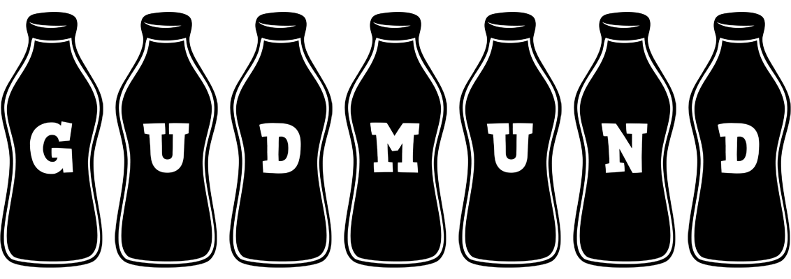 Gudmund bottle logo
