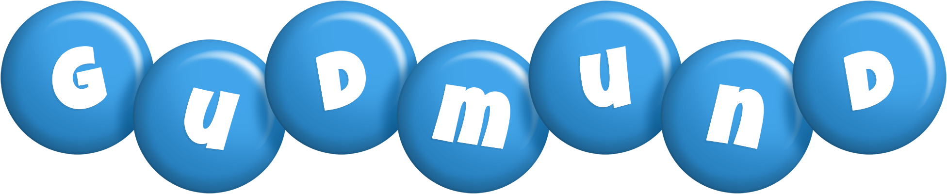 Gudmund candy-blue logo