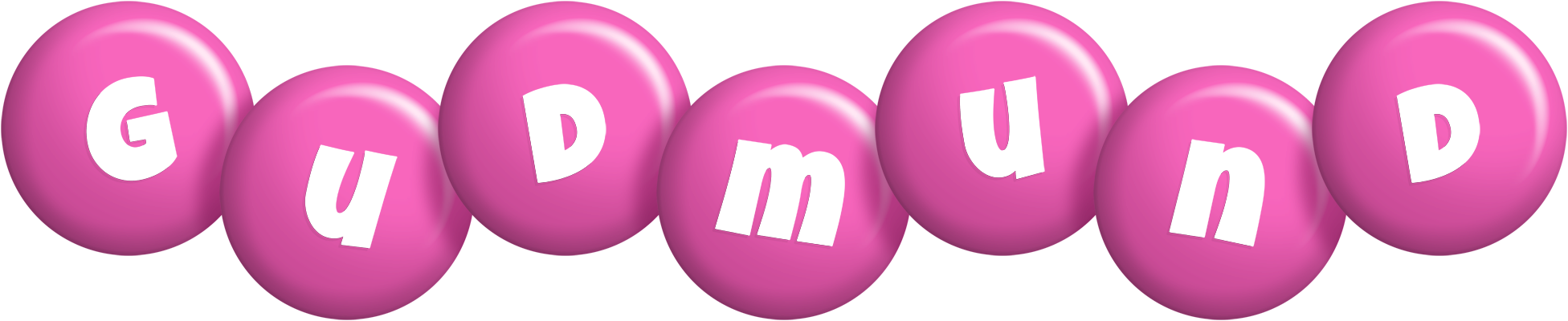 Gudmund candy-pink logo