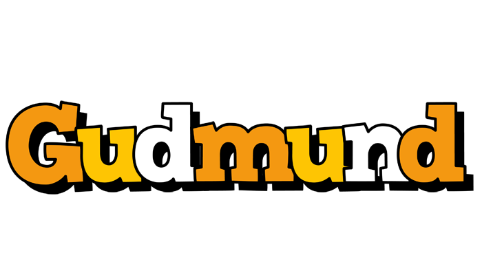 Gudmund cartoon logo