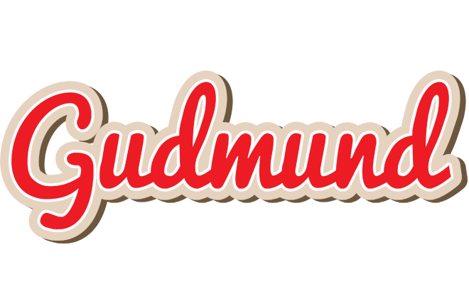 Gudmund chocolate logo