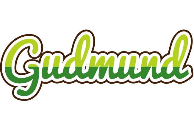 Gudmund golfing logo