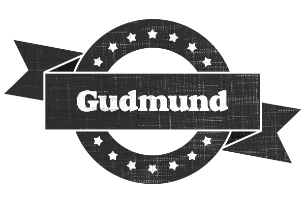 Gudmund grunge logo