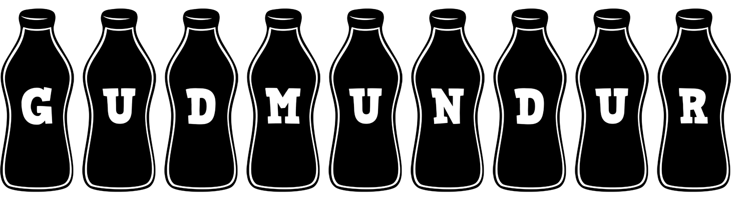 Gudmundur bottle logo