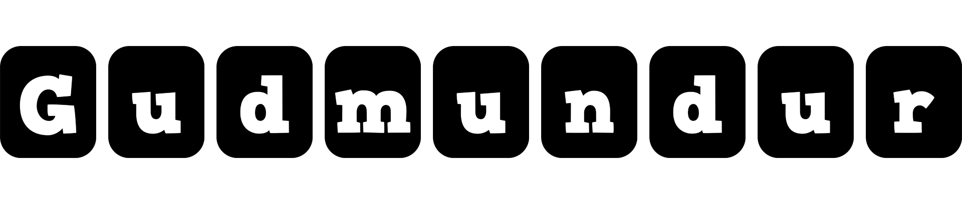 Gudmundur box logo