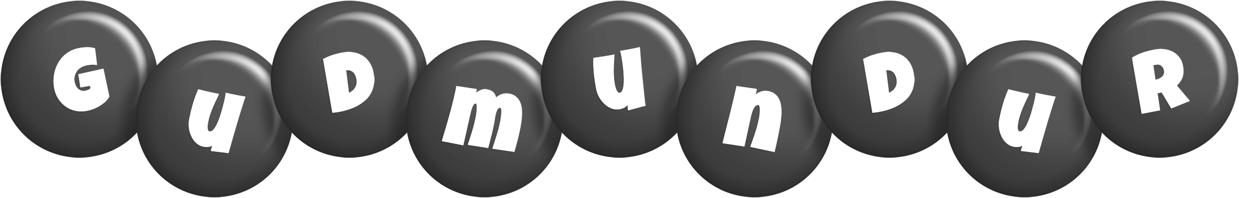 Gudmundur candy-black logo