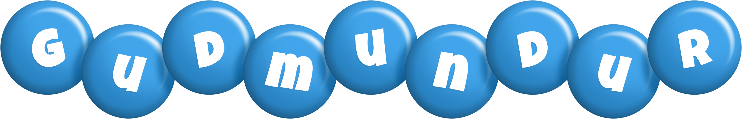 Gudmundur candy-blue logo