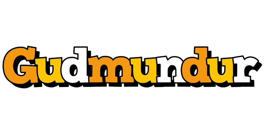 Gudmundur cartoon logo