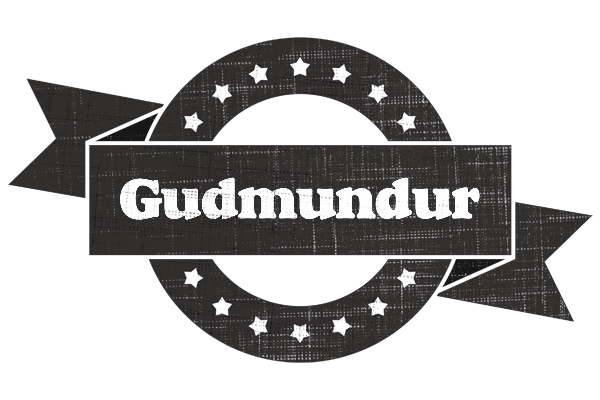Gudmundur grunge logo