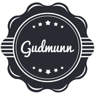 Gudmunn badge logo
