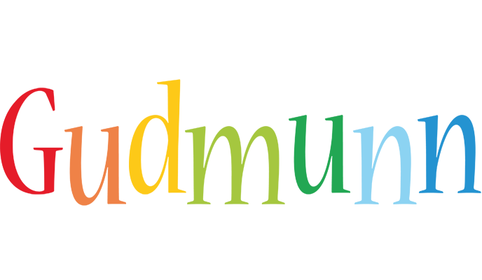 Gudmunn birthday logo