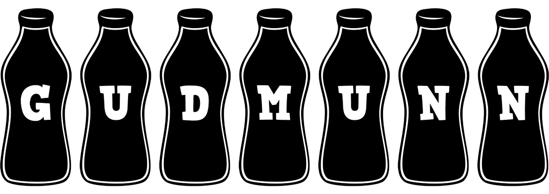 Gudmunn bottle logo