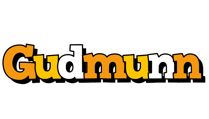 Gudmunn cartoon logo