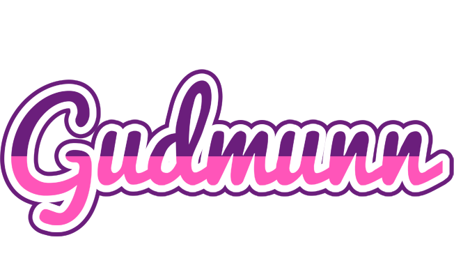 Gudmunn cheerful logo