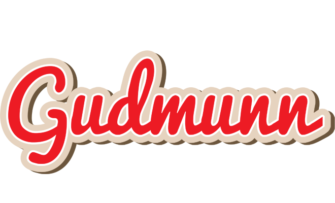 Gudmunn chocolate logo
