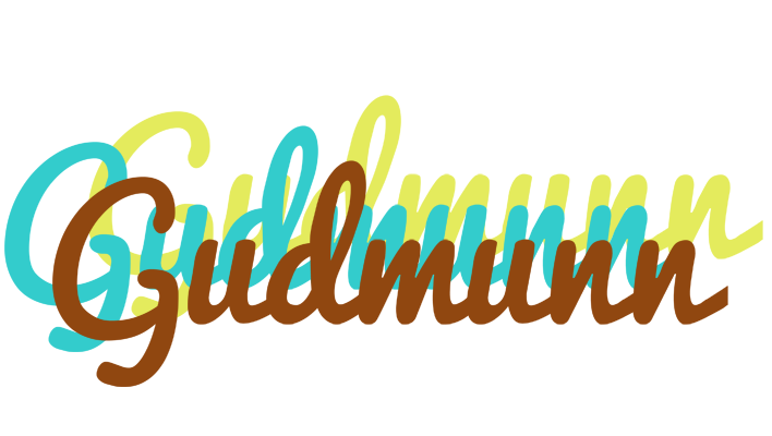 Gudmunn cupcake logo
