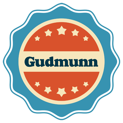 Gudmunn labels logo