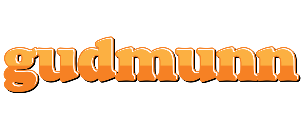 Gudmunn orange logo