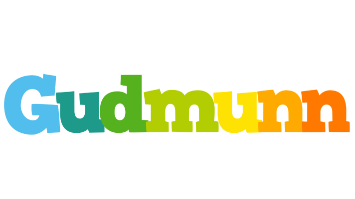 Gudmunn rainbows logo