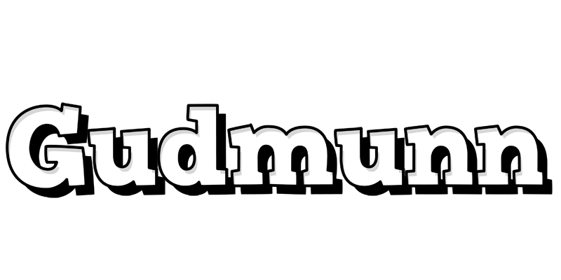 Gudmunn snowing logo