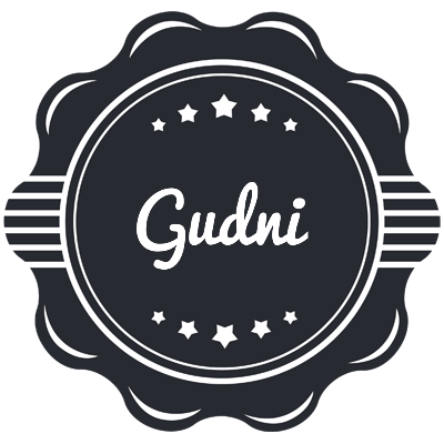 Gudni badge logo