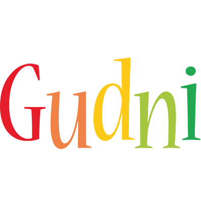 Gudni birthday logo