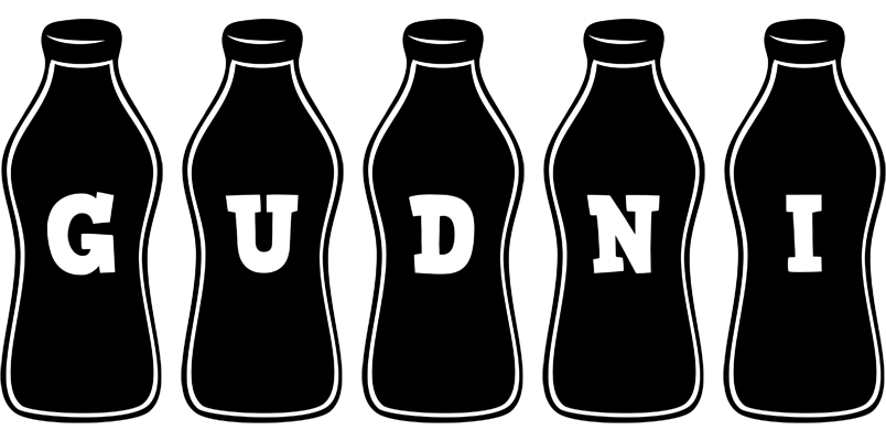 Gudni bottle logo