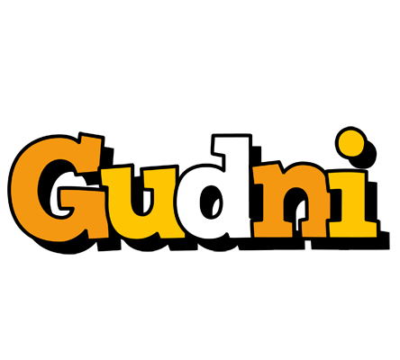Gudni cartoon logo